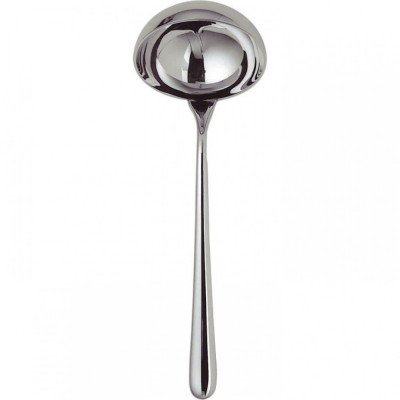 Alessi - Modello: Caccia - Design By: Pier Giacomo Castiglioni, Livio Castiglioni, Luigi Caccia Dominioni - Mestolo per Salse - Colore: Acciaio - SKU: LCD01/13 - Codice EAN: 8003299030552