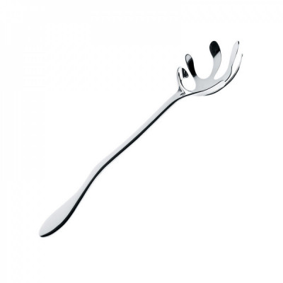 Alessi - Modello: Mediterraneo - Design By: LPWK, Emma Silvestris - Mestolo per Spaghetti - Colore: Acciaio - SKU: ESI17 - Codice EAN: 8003299948734