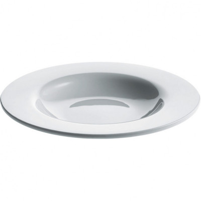 Alessi - Modello: PlateBowlCup - Design By: Jasper Morrison - Piatti Fondi Set 4pz - Colore: Bianco - SKU: AJM28/2 - Codice EAN: 8003299941919