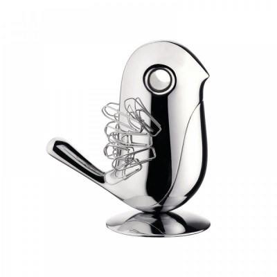  Alessi - Modello: Chip - Design By: Rodrigo Torres - Portafermagli magnetico - Colore: Acciaio - SKU: RT01 - Codice EAN: 8003299955633 