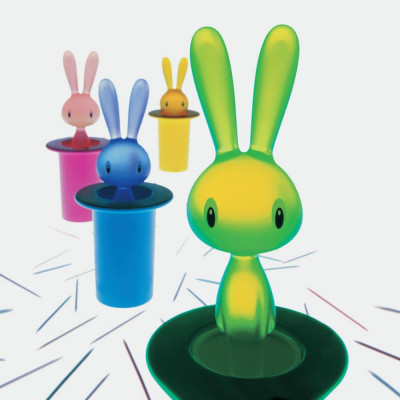  Alessi - Modello: Magic Bunny - Design By: Stefano Giovannoni - Portastuzzicandenti - SKU: ASG16 