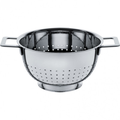  Alessi - Modello: Pots & Pans - Design By: Jasper Morrison - Scolapasta 22" - Colore: Acciaio - SKU: AJM300 - Codice EAN: 8003299929627 