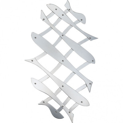 Alessi - Modello: Pescher - Design By: Donato D'Urbino, Paolo Lomazzi - Sottopentola Estensibile - Colore: Acciaio - SKU: DUL03 - Codice EAN: 8003299904907 