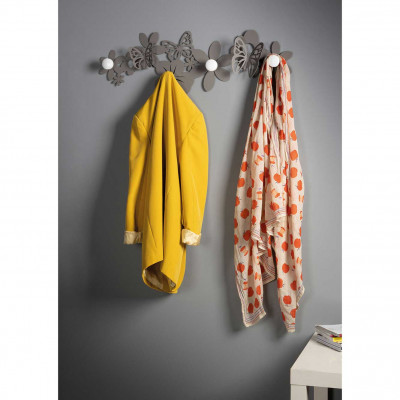  Arti e Mestieri - Modello: Sfarfalle - Appendi abiti a muro in metallo dal design originale e moderno - SKU: 0AP3752 