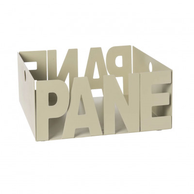  Arti e Mestieri - Modello: Letter - Cestino porta pane in metallo design moderno - SKU: 0VA5214 