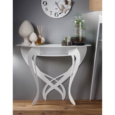  Arti e Mestieri - Frida - Consolle per ingresso grande in metallo dal design moderno ed elegante - SKU: 0CO3791 