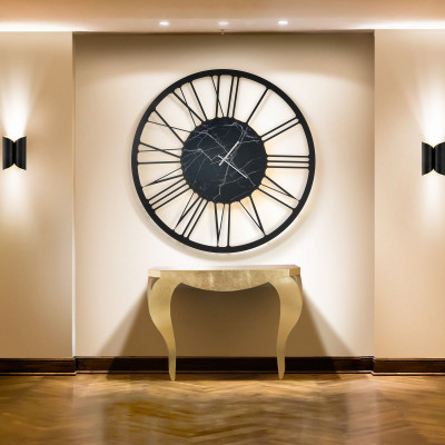 Orologio da parete personalizzato con numeri incisi