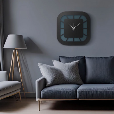  Arti e Mestieri - Modello: Exo - Orologio da parete minimalista dalle linee arrotondate - SKU: 0OR5093 