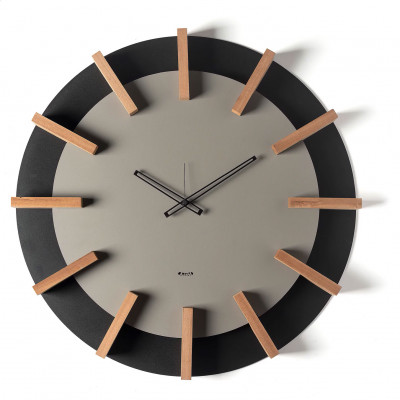  Arti e Mestieri - Modello: Timon - Orologio da parete particolare in metallo e dettagli in legno - SKU: 0OR5162 