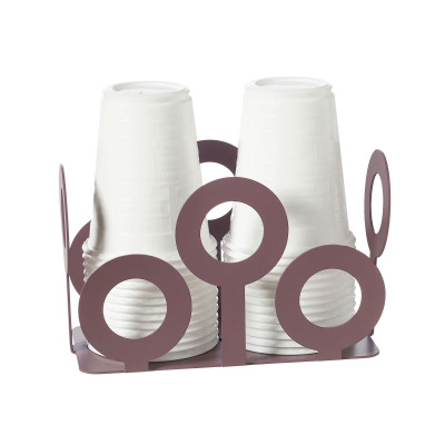  Arti e Mestieri - Modello: Bollicine - Porta bicchieri in metallo per bicchieri di plastica - SKU: 0VA5045 