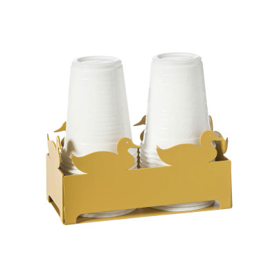 Arti e Mestieri - Modello: Duck - Porta bicchieri in metallo per bicchieri di plastica - SKU: 0VA5084 