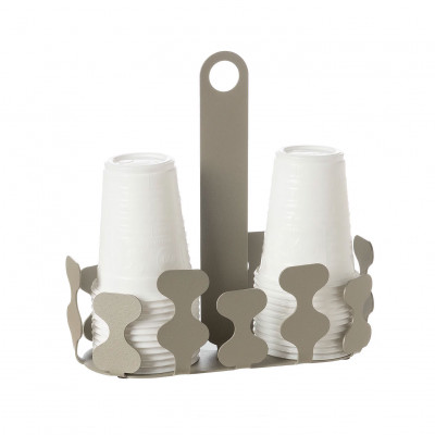  Arti e Mestieri - Modello: Nori - Porta bicchieri in metallo per bicchieri di plastica - SKU: 0VA5235 