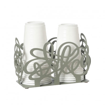 Arti e Mestieri - Modello: Scarabocchio - Porta bicchieri in metallo per bicchieri di plastica - SKU: 0VA5190 