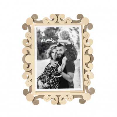  Arti e Mestieri - Modello: Koko - Portafoto grande in metallo di design - Foto 13x18 - SKU: 0PF5207 