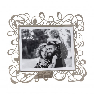  Arti e Mestieri - Modello: Scarabocchio - Portafoto maxi orizzontale dal design moderno ed elegante - Foto 25x20 - SKU: 0PF5102 