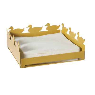  Arti e Mestieri - Modello: Duck - Portatovaglioli grande in metallo dal design particolare - SKU: 0VA5038 