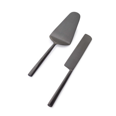  Bizzotto - Modello: Hestia - Set posate dessert - Colore: Nero - SKU: B0555408 - Codice EAN: 8051836751682 