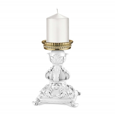  Bongelli Preziosi - Modello: Flame - Candelabro basso in marmorino dal design moderno ed elegante - SKU: ME2361/ 