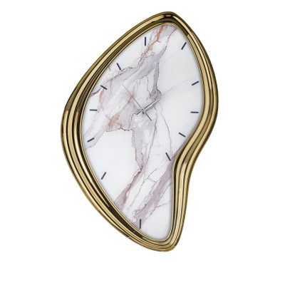  Bongelli Preziosi - Modello: Sagomato - Orologio da parete moderno grande con quadrante in marmo - SKU: ME2708/2M 