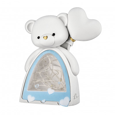  Bongelli Preziosi - Scultura in marmorino con orsetto e illuminazione a led - SKU: ME2734 