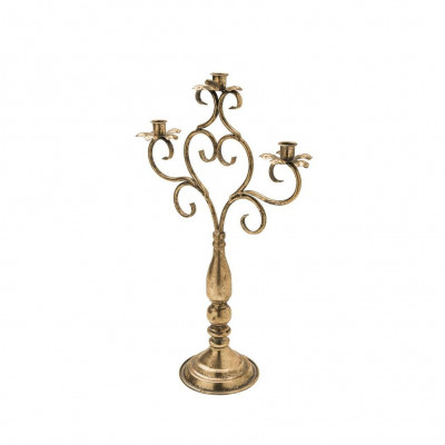  Brandani - Candeliere in metallo con 3 fuori dal design classico ed elegante - SKU: B82661 - Codice EAN: 8029722826615 