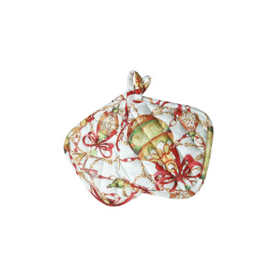  Brandani - Modello: Gioco di luci - Set 2 presine a tema natalizio - Colore: Multicolore - SKU: B10342 - Codice EAN: 8029722103426 