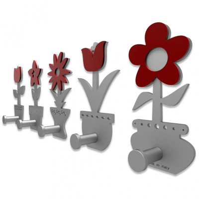  CalleaDesign - Modello: Fiorello - Appendiabiti da Parete - SKU: 13-003 