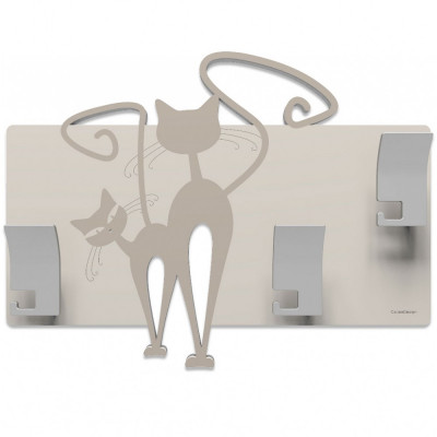  CalleaDesign - Modello: Gatti - Appendiabiti da parete - SKU: 53-13-3 