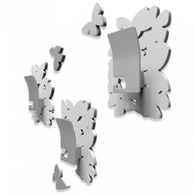  CalleaDesign - Modello: Isola delle Farfalle - Appendiabiti da Parete - SKU: 50-13-4 