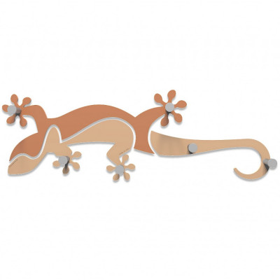  CalleaDesign - Modello: Geco Arrampicante - Appendiabiti da parete moderno - SKU: 54-13-1 