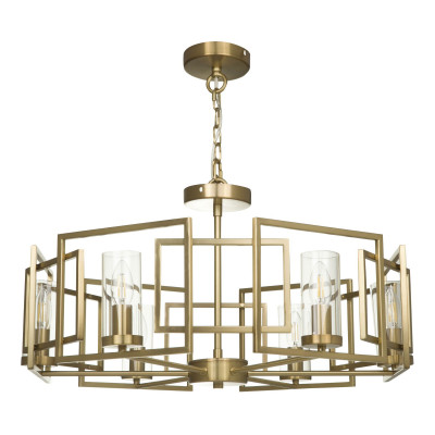  Maytoni - Modello: Bowi - Lampadario piccolo in metallo dal design moderno - Colore: Oro - Attacco Lampadina: E14 - 6 Lampadine - Watt 40W - Dimmerabile: NO - Grado di Protezione: IP20 - SKU: H009PL-06G - Codice EAN: 4251110093925 