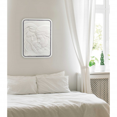  Bongelli Preziosi - Capezzale grande moderno la sacra famiglia per camera da letto cornice colorata - SKU: ME1628/2 