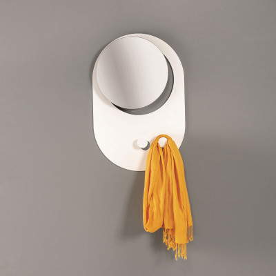  Formae - Specchio con 2 appendini verticali in acciaio verniciato "Eclip" - SKU: ECLIMV 