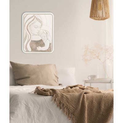  Bongelli Preziosi - Capezzale piccolo con sacra famiglia colorato in stile moderno - SKU: ME1630/1 