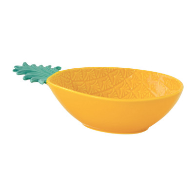  Easy Life - Modello: Madagascar - Ciotola in porcellana a forma di ananas grande - Colore: Verde/Giallo - SKU: R3024#PIYG - Codice EAN: 8001544151670 