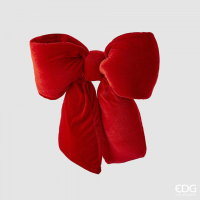  EDG - Enzo de Gasperi - Modello: Fiocco - Fiocco rosso in velluto - Colore: Rosso - SKU: 3300113A400 - Codice EAN: 8059824577733 