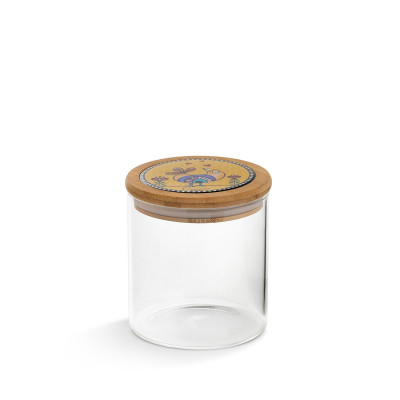  Egan - Modello: Cocoricò - Barattolo per alimenti con tappo in sughero - Colore: Giallo - SKU: 228052 - Codice EAN: 8052278335348 