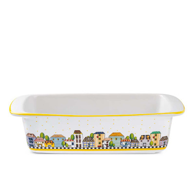  Egan - Modello: Paese Mio - Pirofila per plumcake in ceramica - Colore: Giallo - SKU: 121085 - Codice EAN: 8055267589043 