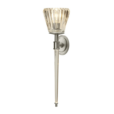  Elstead Lighting - Modello: Agatha - Applique a parete in metallo con diffusore in vetro a LED dal design moderno - Attacco Lampadina: G9 - 1 Lampadina - Watt 3W - Dimmerabile: NO - Grado di Protezione: IP44 - Classe Energetica: A - SKU: BATH-AGATHA 