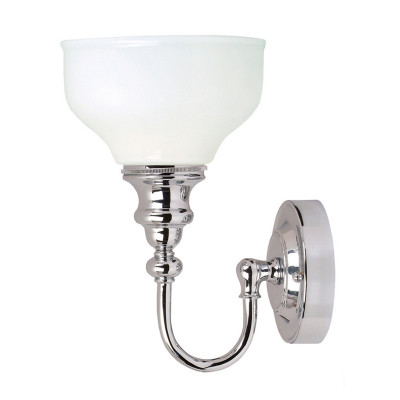  Elstead Lighting - Modello: Cheadle - Lampada a parete per bagno con diffusore in vetro a LED G9 dal design moderno - Colore: Cromato - Attacco Lampadina: G9 - 1 Lampadina - Watt 3W - Dimmerabile: NO - Grado di Protezione: IP44 - Classe Energetica: A - SKU: BATH-CD1 - Codice EAN: 5024005486909 
