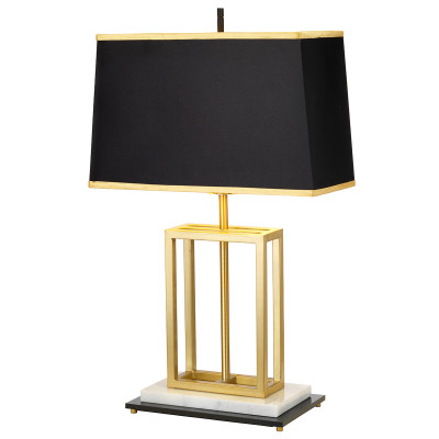  Elstead Lighting - Modello: Atlas - Lampada da tavolo in acciaio e paralume diffusore in tessuto da arredo moderno - Colore: Ottone - Attacco Lampadina: E27 - 1 Lampadina - Watt 60W - Dimmerabile: NO - Grado di Protezione: IP20 - Classe Energetica: A - SKU: ATLAS-TL - Codice EAN: 5024005313410 