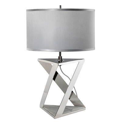  Elstead Lighting - Modello: Aegeus - Lampada da tavolo moderna con base in acciaio e marmo e diffusore in tessuto - Colore: Nichel - Attacco Lampadina: E27 - 1 Lampadina - Watt 60W - Dimmerabile: NO - Grado di Protezione: IP20 - Classe Energetica: A - SKU: AEGEUS-TL - Codice EAN: 5024005312215 