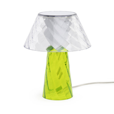  Emporium - Modello: Tata - Abatjour da comodino con struttura in plexiglass dal design moderno - Attacco Lampadina: G9 - 1 Lampadina - Watt 5W - Dimmerabile: NO - Grado di Protezione: IP20 - SKU: E120066 