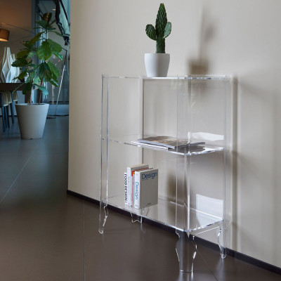  Emporium - Naif - Consolle grande per ingresso in plaxiglass dal design contemporaneo - Colore: Trasparente - SKU: E120235006 