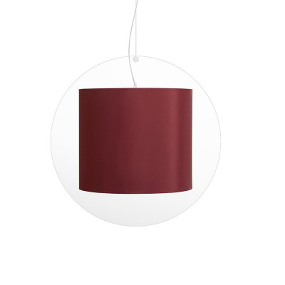  Emporium - Modello: Suri - Lampada a sospensione in plexiglass con diffusore grande ricoperto in tessuto - Attacco Lampadina: E27 - 2 Lampadine - Watt 70W - Dimmerabile: NO - Grado di Protezione: IP20 - SKU: E120088 