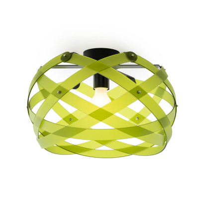  Emporium - Modello: Nuclea - Plafoniera moderna con diffusore in plexiglass - Attacco Lampadina: E27 - 1 Lampadina - Watt 70W - Dimmerabile: NO - Grado di Protezione: IP20 - SKU: E120050 