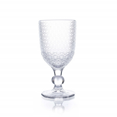  Evviva - Modello: Mozart - Set 6 pezzi calici in vetro per vino dal design elegante - Colore: Trasparente - SKU: EVV-4480 - Codice EAN: 8054242439809 