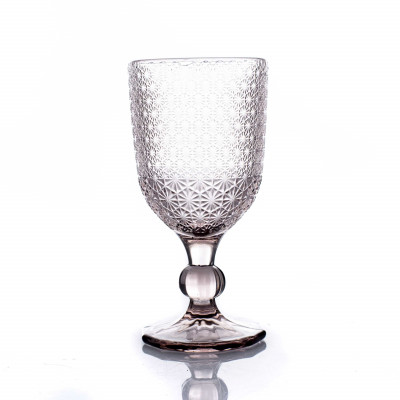  Evviva - Modello: Mozart - Set 6 pezzi calici in vetro per vino dal design elegante - Colore: Rosa - SKU: EVV-4488 - Codice EAN: 8054242439885 