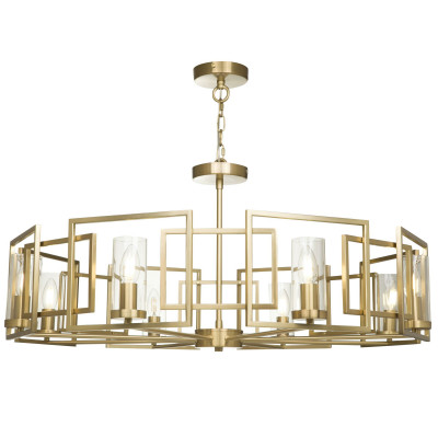  Maytoni - Modello: Bowi - Lampadario grande in metallo dal design moderno - Colore: Oro - Attacco Lampadina: E14 - 8 Lampadine - Watt 40W - Dimmerabile: NO - Grado di Protezione: IP20 - SKU: H009PL-08G - Codice EAN: 4251110057019 