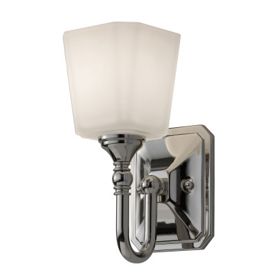  Feiss - Modello: Concord - Applique da parete per bagno con diffusore in vetro a 1 luce LED G9 - Colore: Cromato - Attacco Lampadina: G9 - 1 Lampadina - Watt 3W - Dimmerabile: NO - Grado di Protezione: IP44 - Classe Energetica: A - SKU: FE-CONCORD1-BATH - Codice EAN: 5024005225218 